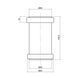 Муфта PPR канализационная TA Sewage 50 SD00034423 фото 2