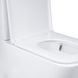 Унітаз підлоговий Qtap Tern Ultra Quiet безобідковий з сидінням Soft-Close QT17222175AUQ1W Білий, компактний SD00051948 фото 9
