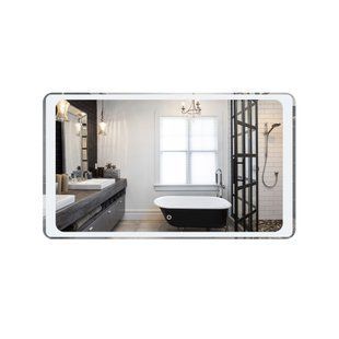 Дзеркало Qtap Leo 1200х700 з LED-підсвічуванням Touch, диммер, рег. яскравості QT1178141870120W SD00045755 фото