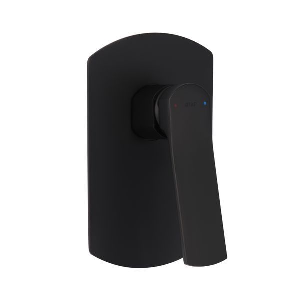 Змішувач для душу Qtap Slavonice прихованого монтажу QTSLA267BLM45903 Black Matt, латунь, одноважільний SD00052027 фото