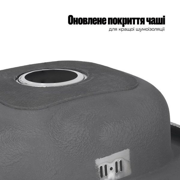 Кухонна мийка Lidz 6050 0,6 мм Satin (LIDZ605006SAT) SD00037173 фото