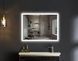 Дзеркало Mixxus FLAT MR04-100x80 з LED Touch, Anti-fog, димером, регулюванням яскравості, годинник MI6927 фото 8