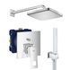 Душова система прихованого монтажу Grohe Eurocube New Tempesta 250 з змішувачем, хром (UA26415SC3) UA26415SC3 фото 1