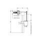 Клапан Lidz LT03 боковой подачи 1/2 и 3/8, наполнительный механизм, пластиковый, для унитаза SD00051146 фото 2
