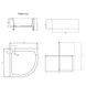 Душовий піддон Lidz KAPIELKA ST90x90x26 SD00050479 фото 2