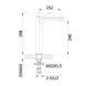 Смеситель для раковины Qtap Presto высокий QTPRE269CRW45577 Chrome/White, однорычажный, глянцевая поверхность SD00051701 фото 4