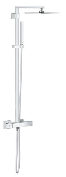 Душова система Grohe Euphoria Cube з термостатом і хромованим покриттям 26087000 (26087000) 26087000 фото