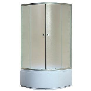 Душова кабіна MIXXUS PLAIN SCT01-90x90 з високим піддоном 40 см, матове скло 4 мм (MI6894) MI6894 фото