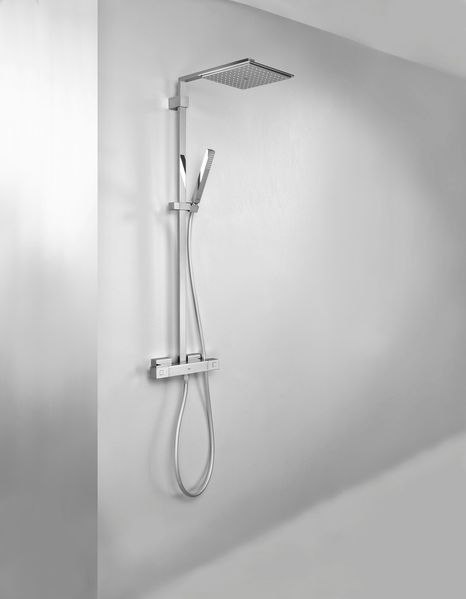 Душова система Grohe Euphoria Cube з термостатом і хромованим покриттям 26087000 (26087000) 26087000 фото