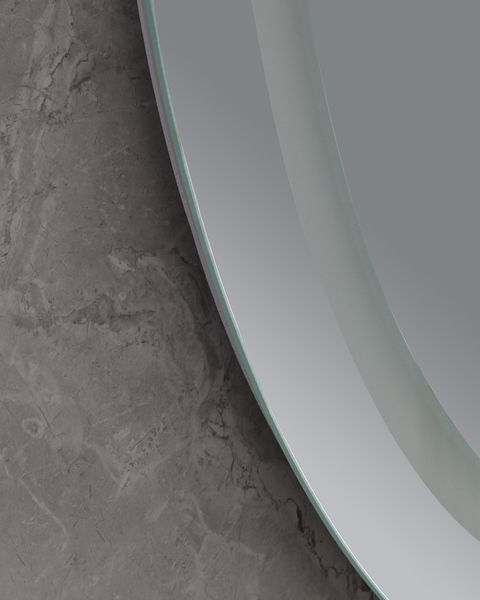 Дзеркало Mixxus PLAIN MV02-60x80 з LED Touch, Anti-fog, димером, регулюванням яскравості, годинником MI6933 фото