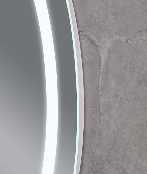 Дзеркало Mixxus PLAIN MV02-60x80 з LED Touch, Anti-fog, димером, регулюванням яскравості, годинником MI6933 фото