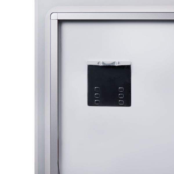 Дзеркало Qtap Crow 1000х700 з LED-підсвічуванням Touch, лінза, цифровий годинник, диммер, рег. яскравості QT0578141670100W SD00045756 фото