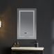Дзеркало Mixxus HARD MR06-50x80-CASE із LED Touch, Anti-fog, димером, регулюванням яскравості, годинником (MI6657) MI6657 фото 5