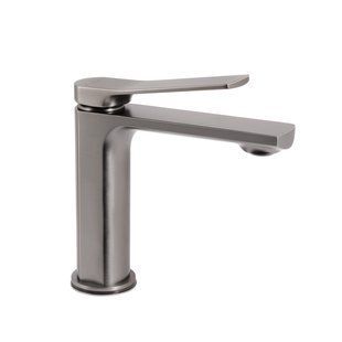 Змішувач для раковини Qtap Slavonice QTSLA270GMB45924 Gunmetal Black PVD, одноважільний, латунь, 5 років гарантії SD00052048 фото