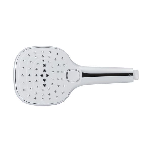 Лійка для ручного душу Qtap Rucni 120х120 мм прямокутна QTHLA120N3KCW Chrome/White SD00042068 фото