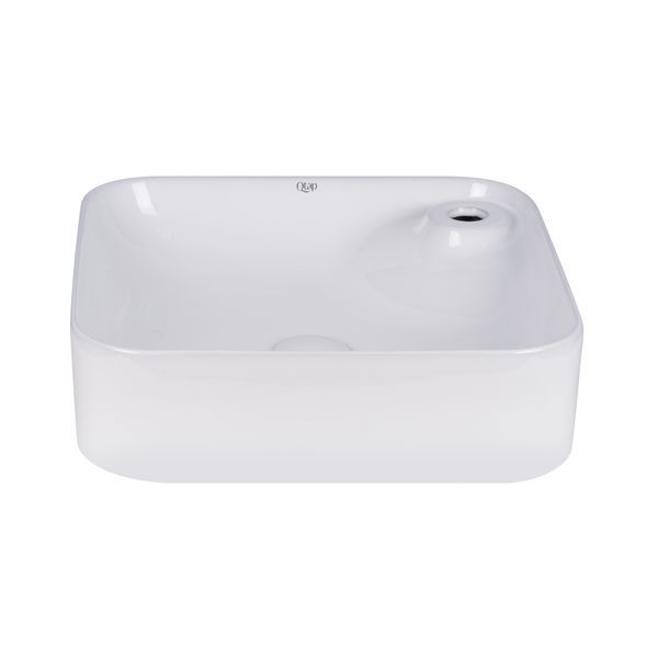Раковина-чаша Qtap Stork 430x430x125 White з донним клапаном QT15112194W SD00043841 фото
