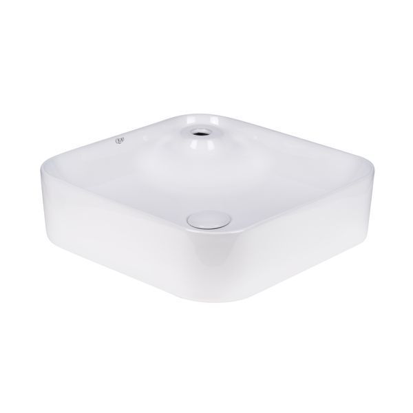 Раковина-чаша Qtap Stork 430x430x125 White з донним клапаном QT15112194W SD00043841 фото