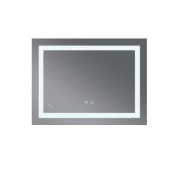 Дзеркало Mixxus WARM MR12-80x60-REVERSE із LED Touch, Anti-fog, димером, регулюванням яскравості (MI6672) MI6672 фото
