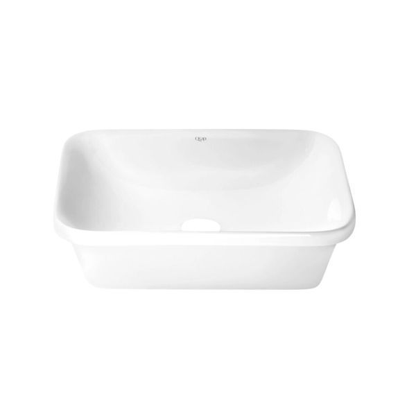 Комплект Qtap Scorpio: Раковина врізна прамокутна 500х380х145 мм White + Донний клапан PU02 SD00053414 фото