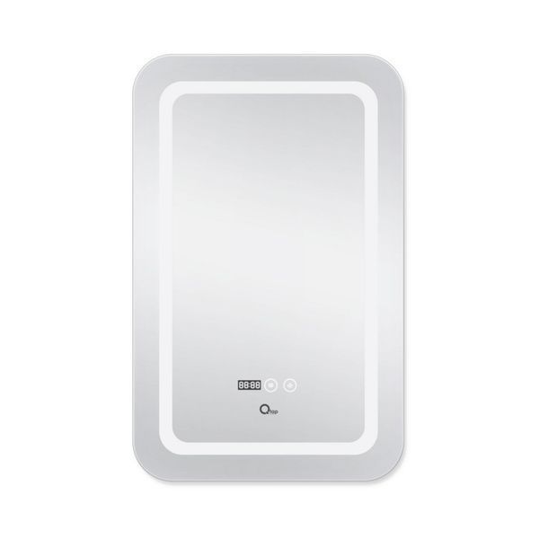 Дзеркало Qtap Mideya (DC-F911) 500х800 з LED-підсвічуванням Touch, з антизапітнінням, годинником, диммером SD00036737 фото