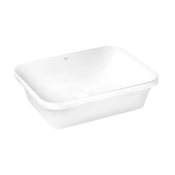 Комплект Qtap Scorpio: Раковина врізна прамокутна 500х380х145 мм White + Донний клапан PU02 SD00053414 фото