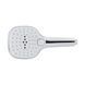 Лійка для ручного душу Qtap Rucni 120х120 мм прямокутна QTHLA120N3KCW Chrome/White SD00042068 фото 3