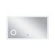 Дзеркало Qtap Crow 1200х700 з LED-підсвічуванням Touch, лінза, цифровий годинник, диммер, рег. яскравості QT0578141670120W SD00045757 фото 4